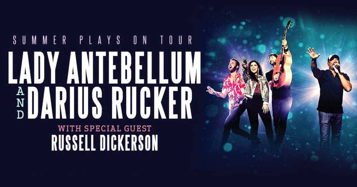 'Summer Plays on Tour': Darius Rucker, Lady Antebellum 2018 Tour Collab