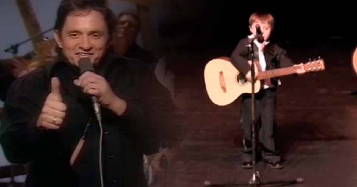 4 Year Old Johnny Cash Sets Stage On Fire With Ring Of Fire