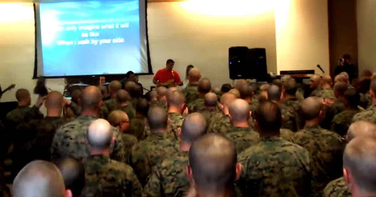 Marines Singing "I Can Only Imagine" at the Bootcamp 2