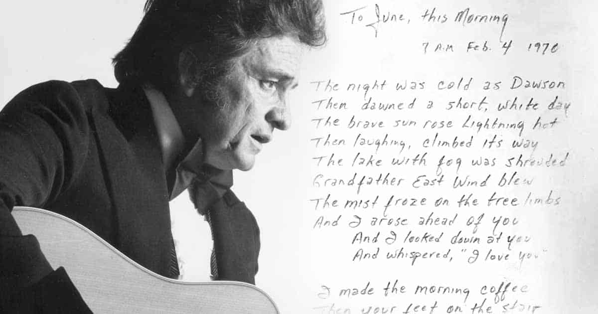 Cash's Forever Words Collection: “To June This Morning” 2