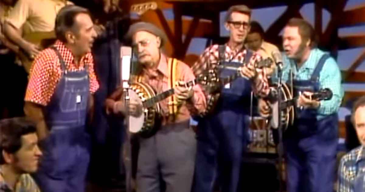 Four Gents Teamed Up For One Epic Performance of "I'll Fly Away" at Hee Haw 2