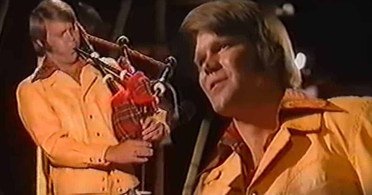 Glen Campbell Performs "Amazing Grace" on a Superb Bagpipe Solo