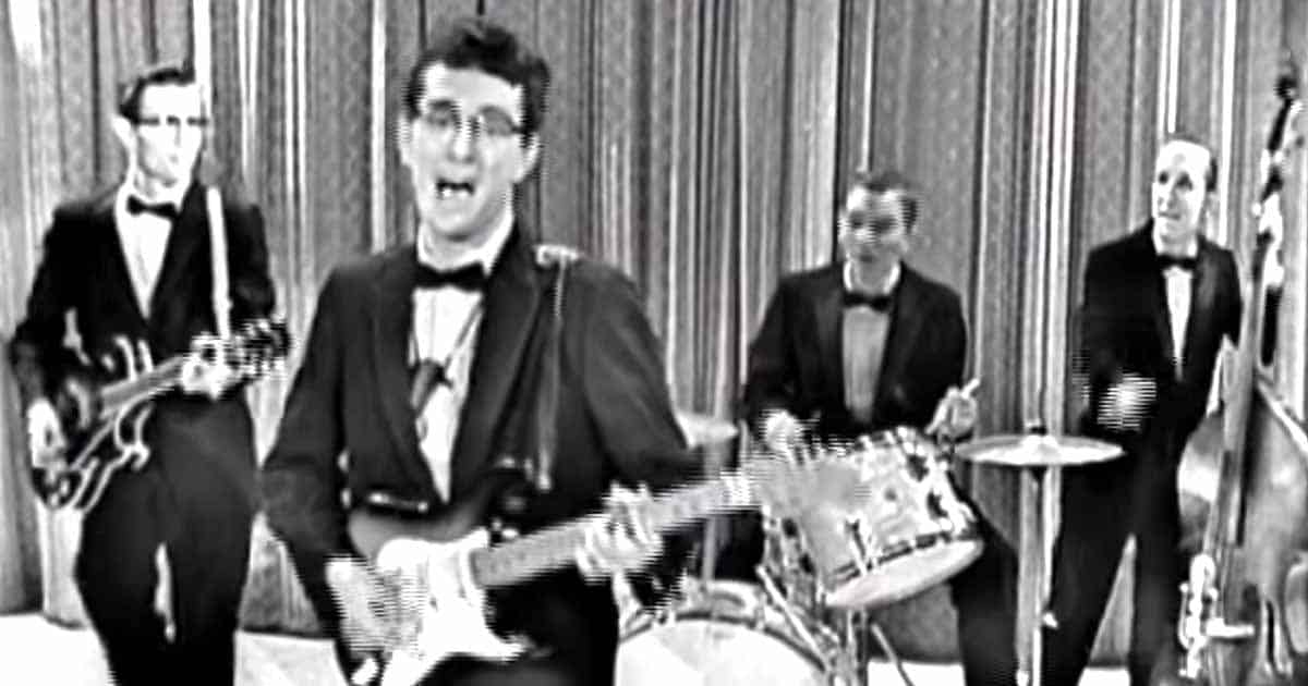 Buddy Holly Joins The Crickets For “That’ll Be The Day” Performance 2