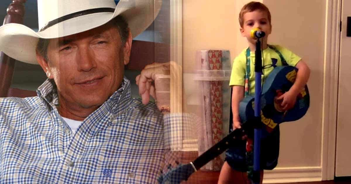 Adorable Three-Year-Old Kid Performs George Strait Hit 2