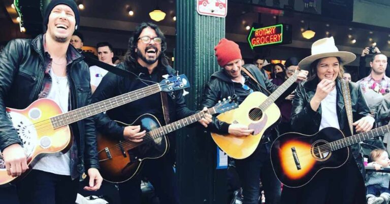Brandi Carlile Took Dave Ghrol Busking in Seattle