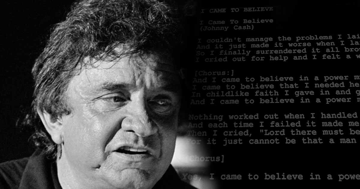 "I Came to Believe" Helped Johnny Cash Overcome his Drug Addiction 2