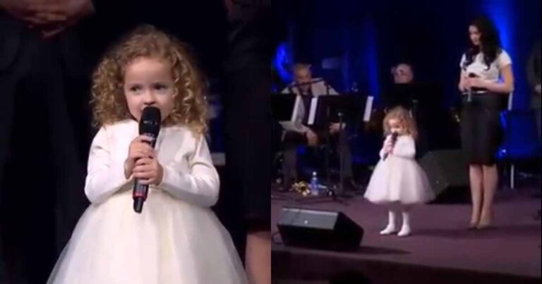 4-Year-Old Kid Sings “Jesus at the Center” and It’s Adorable