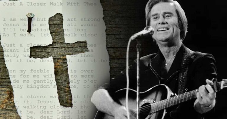 George Jones Walks with the Lord in “Just a Closer Walk with Thee”