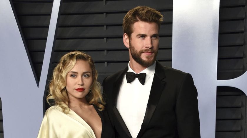 Miley Cyrus, Liam Hemsworth, Split