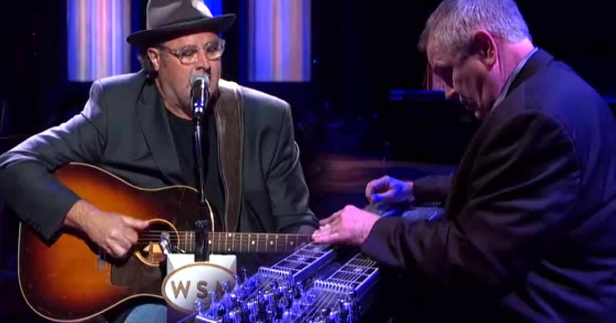 Vince Gill and Paul Franklin Delivers a Great Performance of "A World Without Haggard" at the Opry