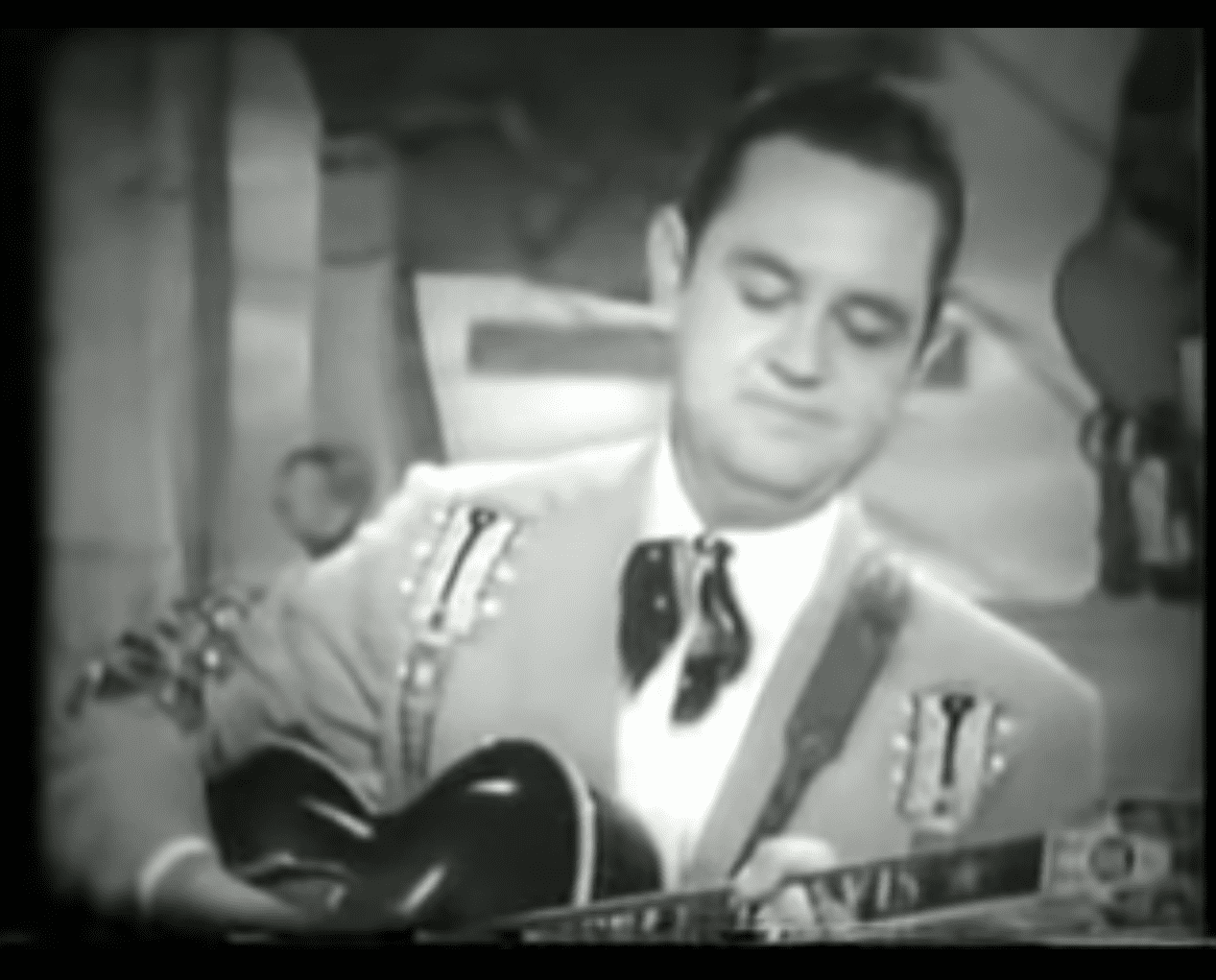 Merle Travis. Photo from YouTube via Screengrab