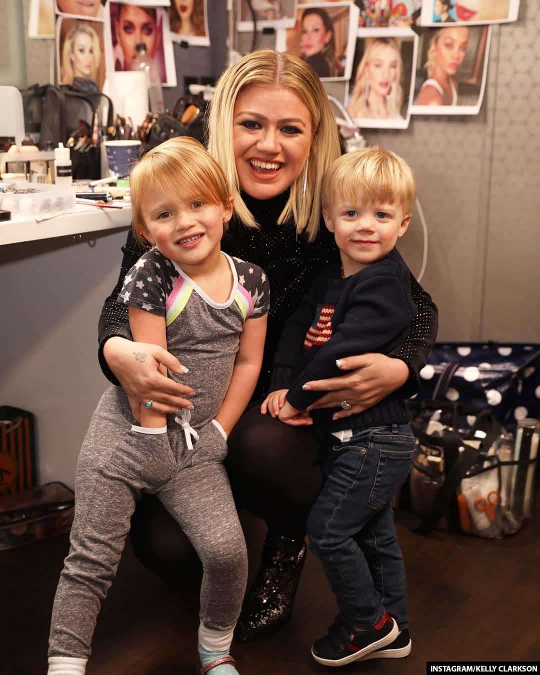 Kelly Clarkson Kids Remy and River Rose