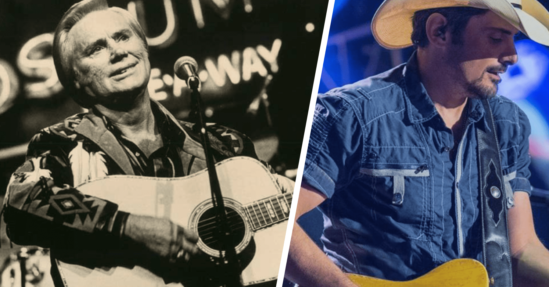 Saddest Country Songs featuring george jones, brad paisley and others