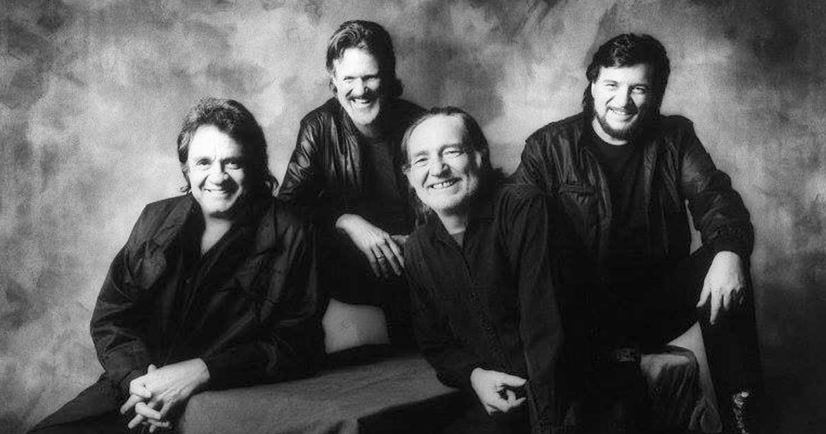 Country Music's original supergroup, The Highwaymen, sing their song "Highwaymen"