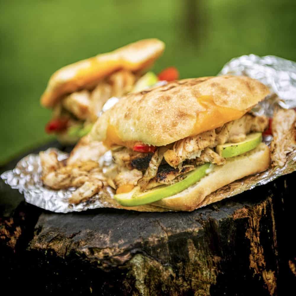 Campfire Grilled Chicken Panini Recipe