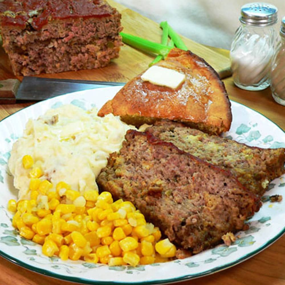 Neese's Sausage-Beef Meat Loaf Recipe