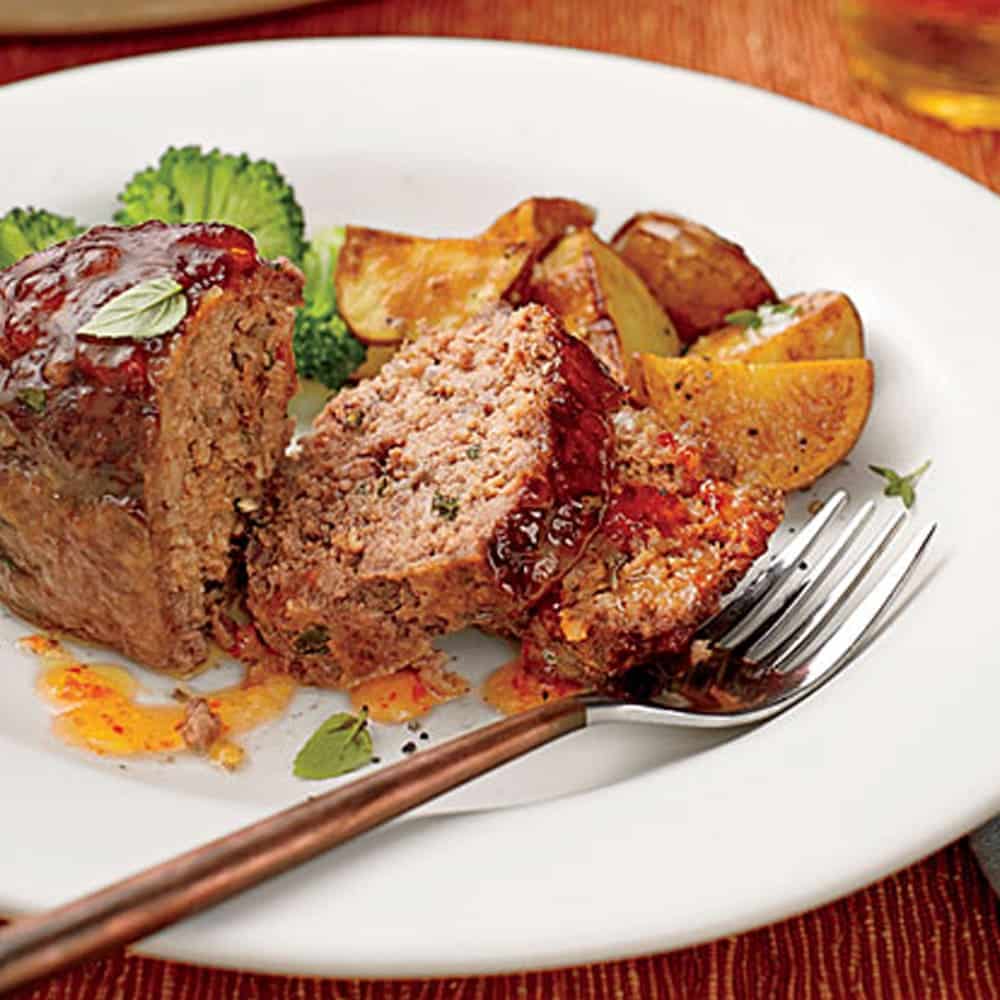 Pepper Relish Mini Meatloaves Recipe