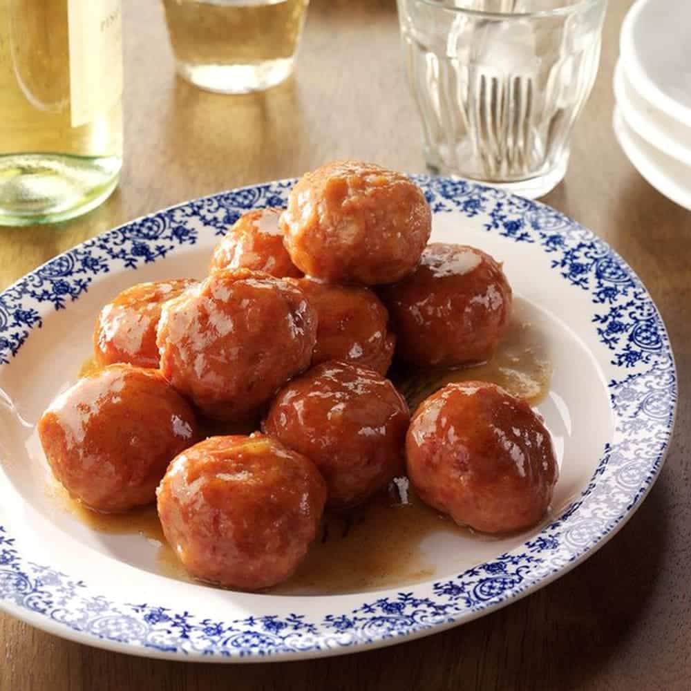 Apricot Ham Balls Southern Recipe