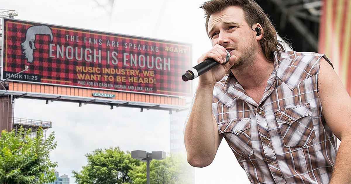Billboards supporting Morgan Wallen pop up in Nashville right before CMT Music Awards