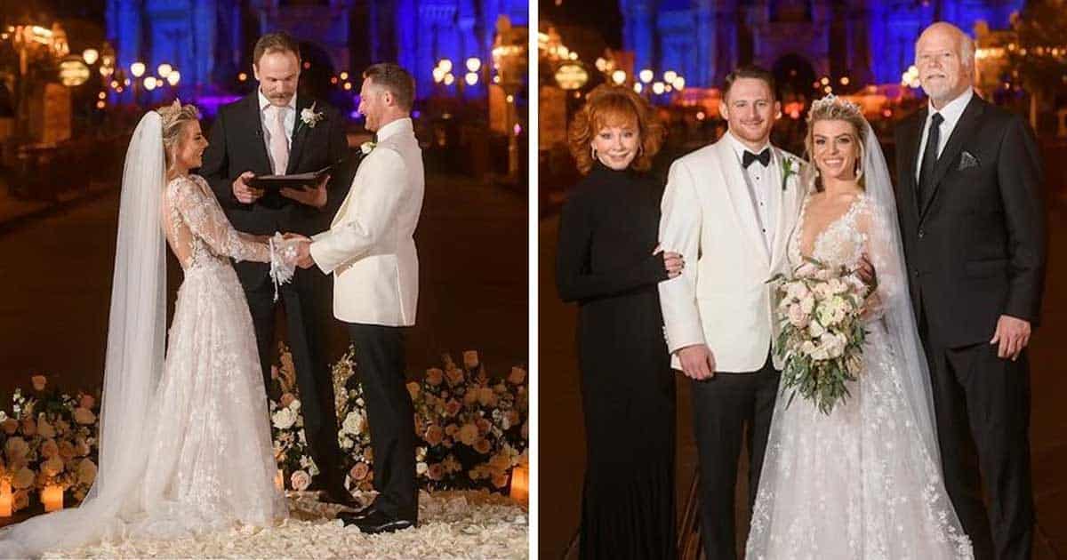 Reba McEntire & Boyfriend Rex Linn Are All Smiles At Her Son’s Wedding