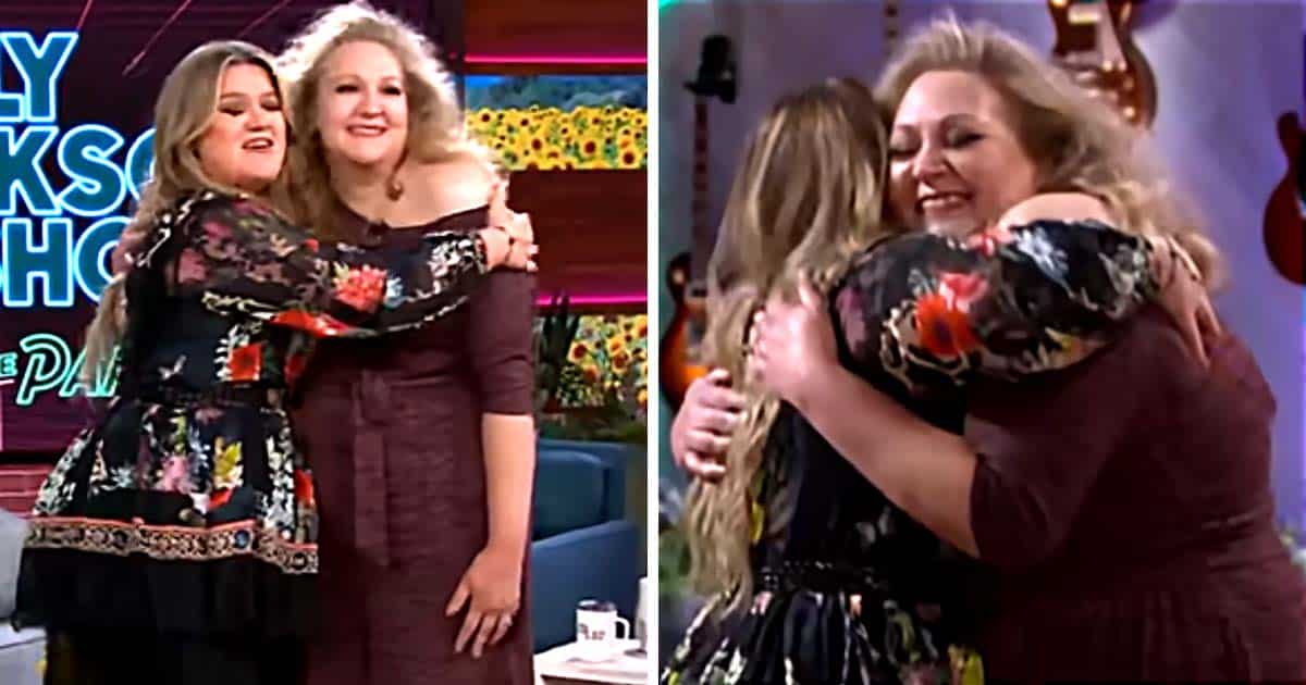 Kelly Clarkson’s Childhood Best Friend Surprises Her On Set Of Her Talk Show