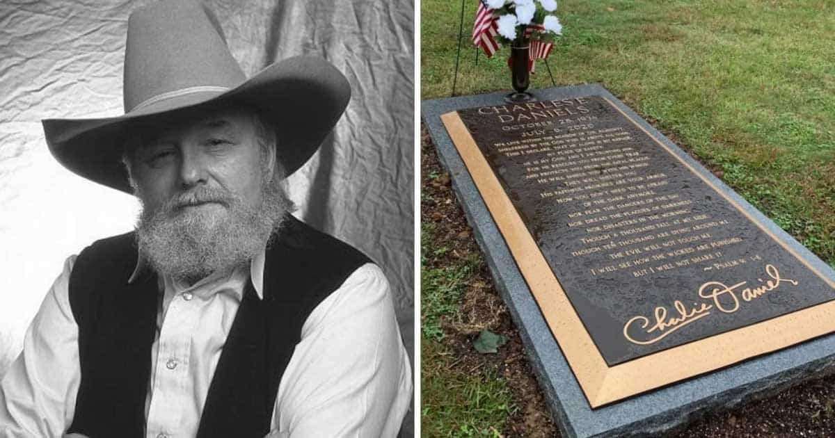 Charlie Daniels’ Grave Marker Vandalized