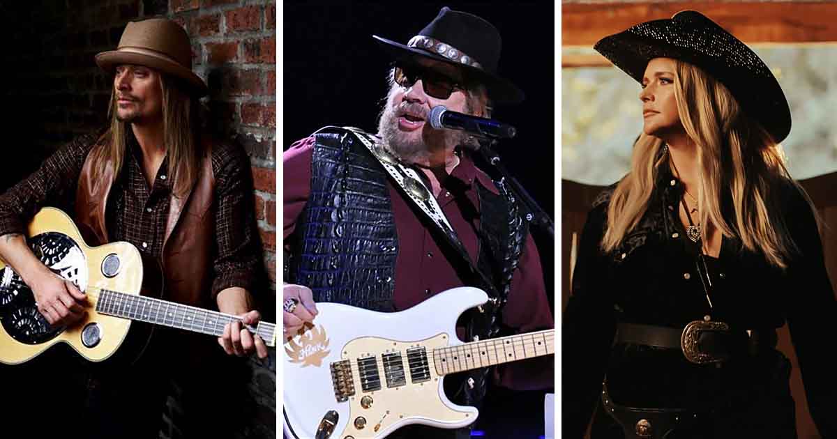 Hank Jr., Kid Rock, & Miranda Lambert Team Up To Sing “Family Tradition”