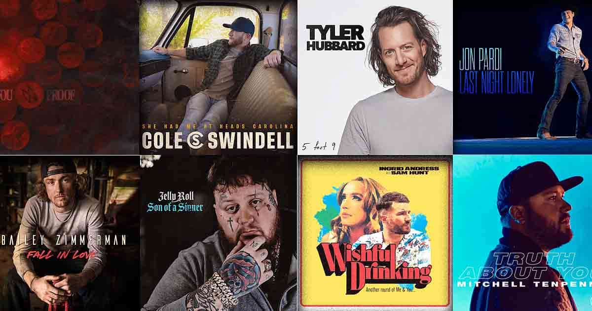 Top 40 country songs for september