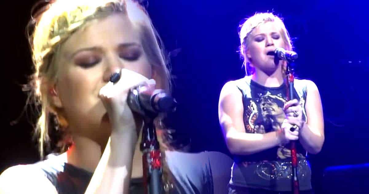 Kelly Clarkson Cries During ‘Go Rest High On That Mountain’