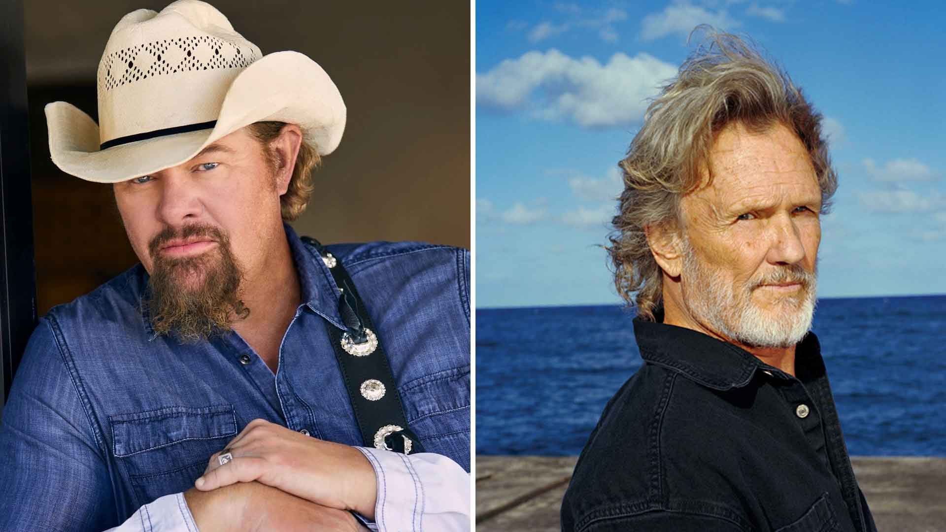 Country music feuds - Toby Keith vs. Kris Kristofferson