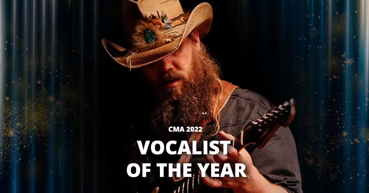 Chris Stapleton Named CMA 2022 Male Vocalist of the Year