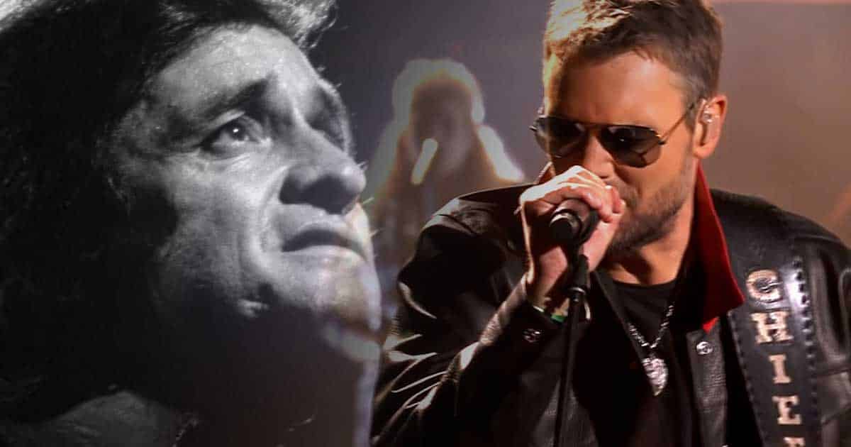 Eric Church pays tribute to legendary Johnny Cash with Stick That In Your Country Song performance
