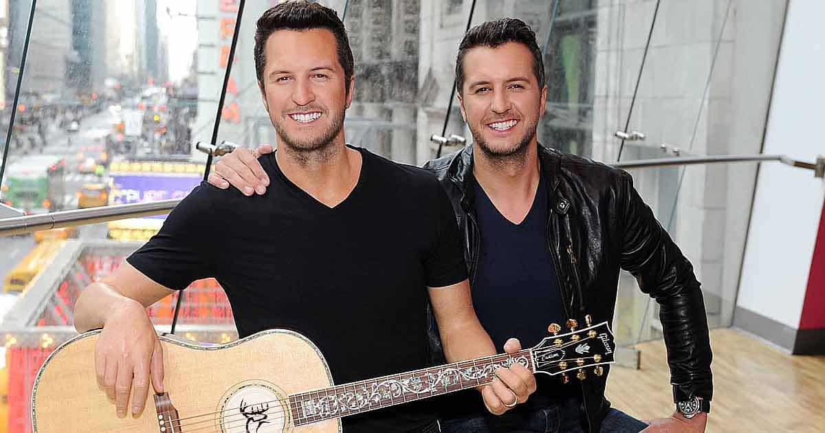 Luke Bryan Meets His Wax Twin