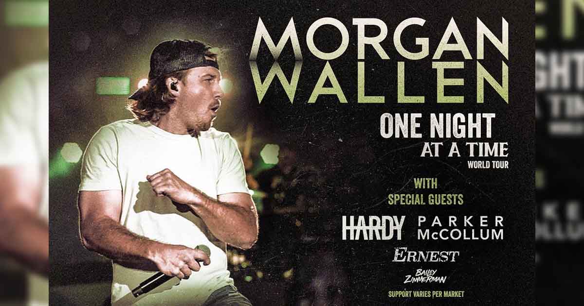 Morgan Wallen Announces World Tour Plus New Music: Get Ready for 'One Night at a Time 2023'!