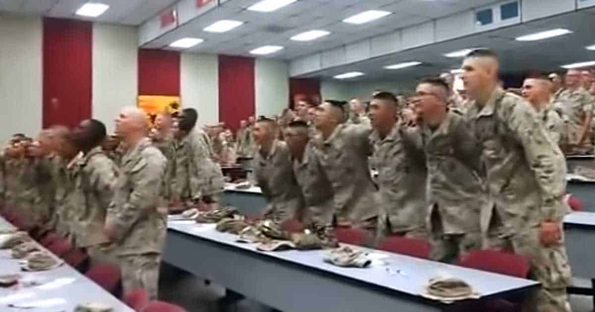 Americas Marines Singing Days of Elijah