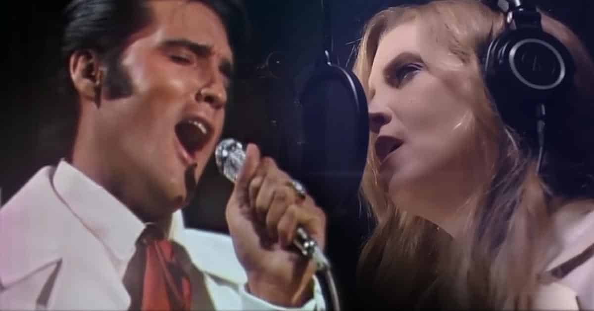 Elvis Presley with daughter Lisa +Where No One Stands Alon