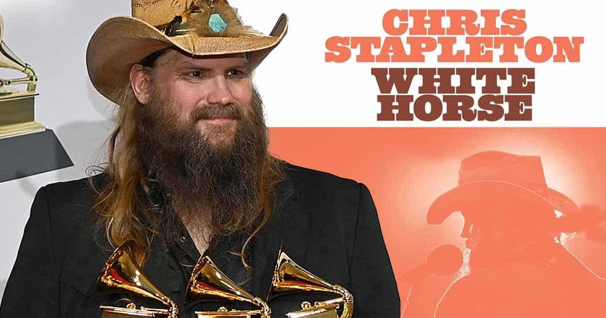 Chris Stapleton Celebrates Double Victory With Two GRAMMY Awards For 'White Horse'