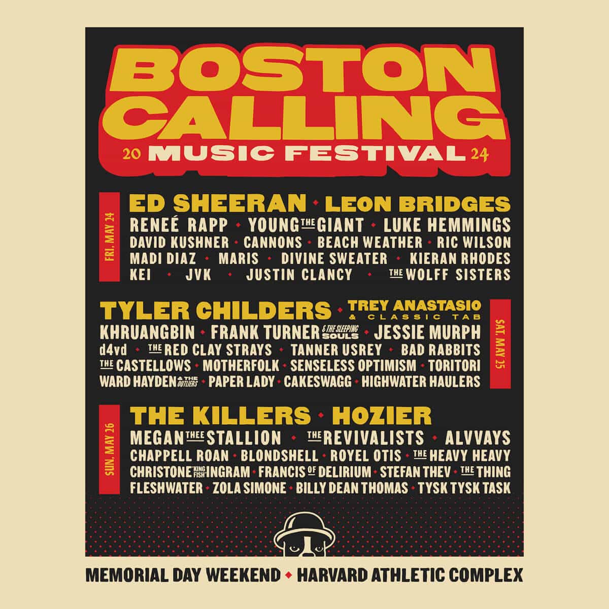 Boston Calling Music Festival 2024 square