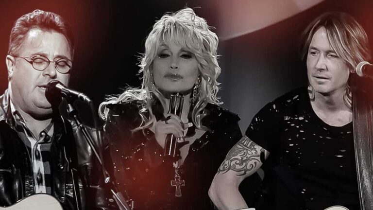 Dolly Parton, Vince Gill, and Keith Urban deliver a powerful tribute with He Stopped Loving Her Today, honoring a country classic.