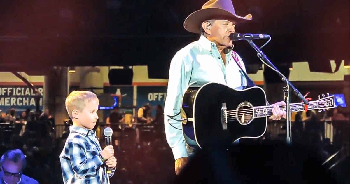 George Strait and Grandson Harvey's Emotional 'God and Country Music' Performance