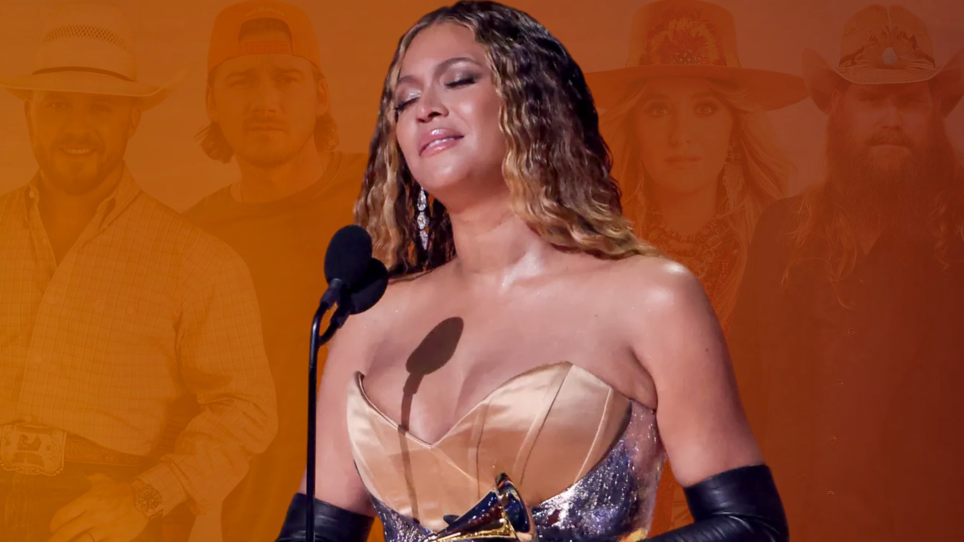 Beyoncé wins a country Grammy but gets zero ACM nominations, as the genre holds firm on authenticity and roots over celebrity crossover.
