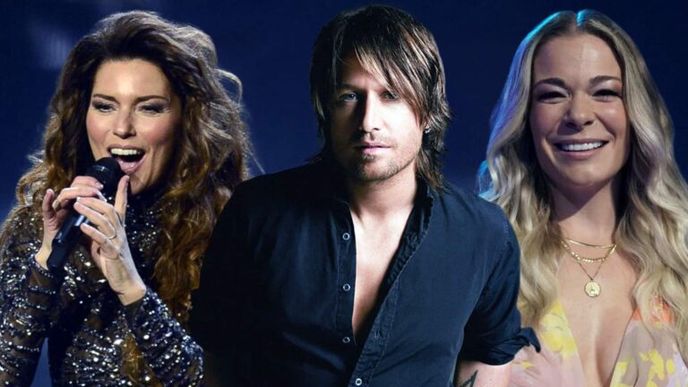 Shania Twain, Keith Urban, and LeAnn Rimes are among the bold country artists who embraced vulnerability and body confidence in the spotlight.
