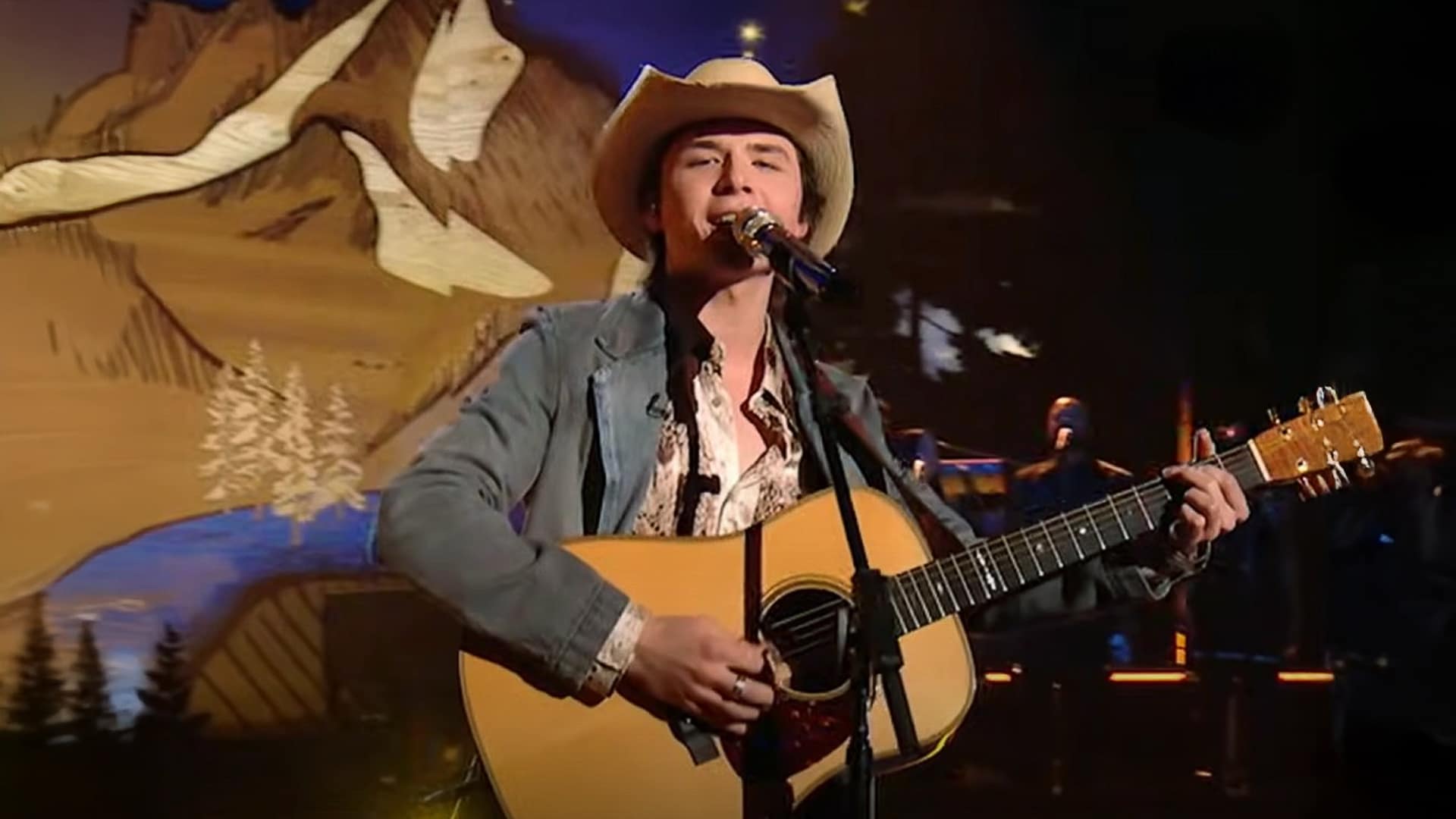 John Foster brings real country back to American Idol with his standout Brooks & Dunn "Neon Moon" cover, earning a roaring standing ovation.