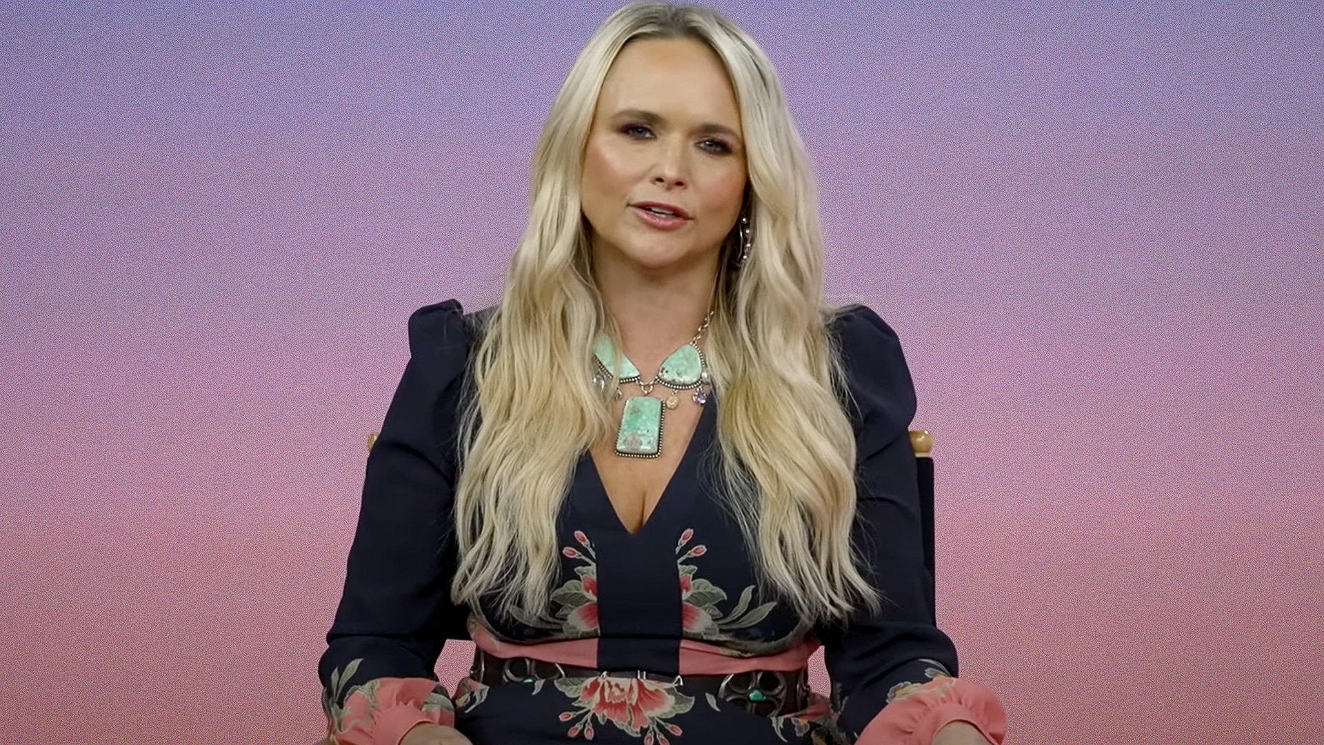 Miranda Lambert during a 2025 interview where she credited four country legends, including Dolly Parton and George Strait, for inspiring her career.