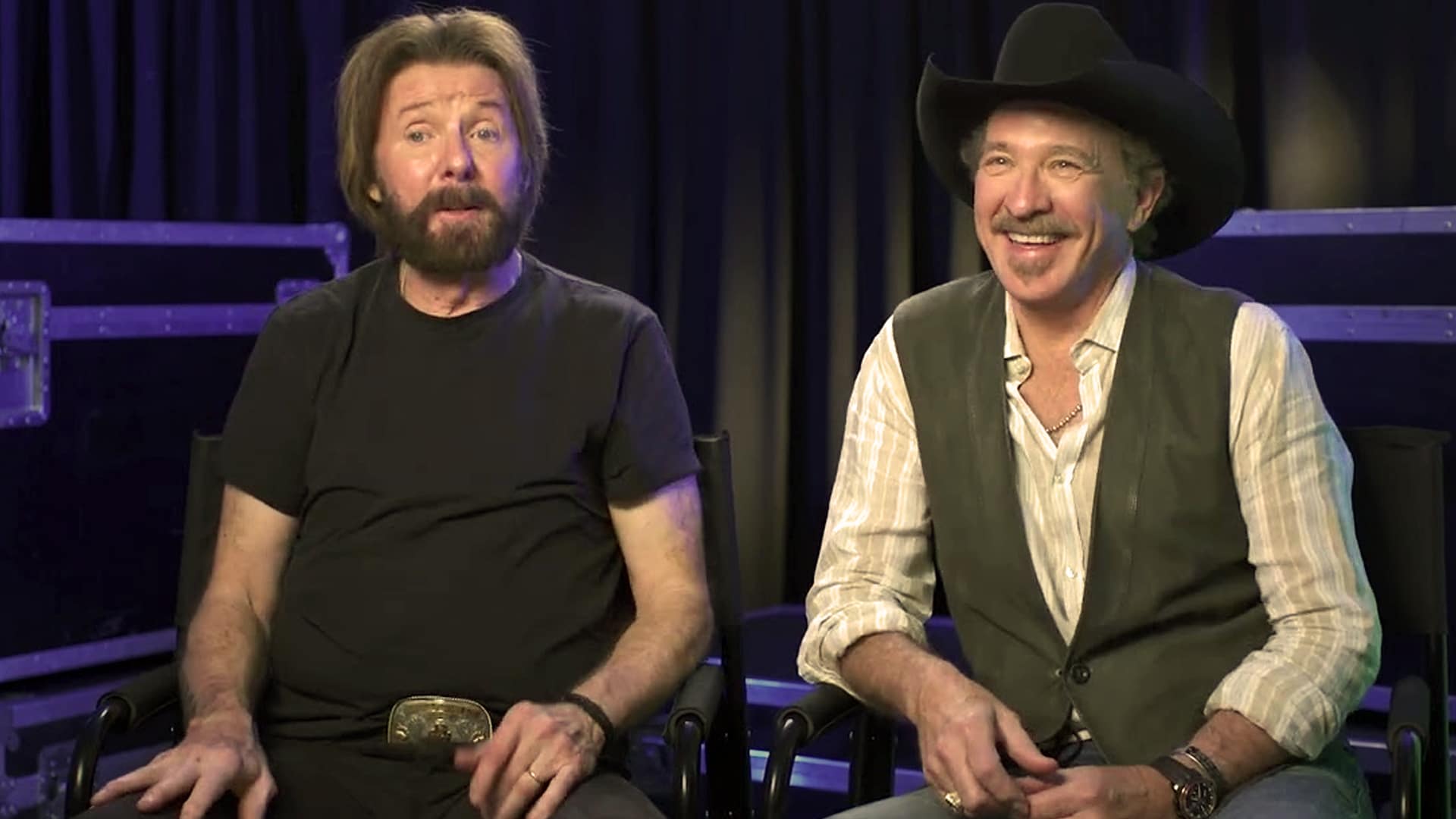 Brooks & Dunn share a laugh backstage as they reflect on their journey from million-dollar royalty checks on a bus to breaking records again at the 2025 ACM Awards.