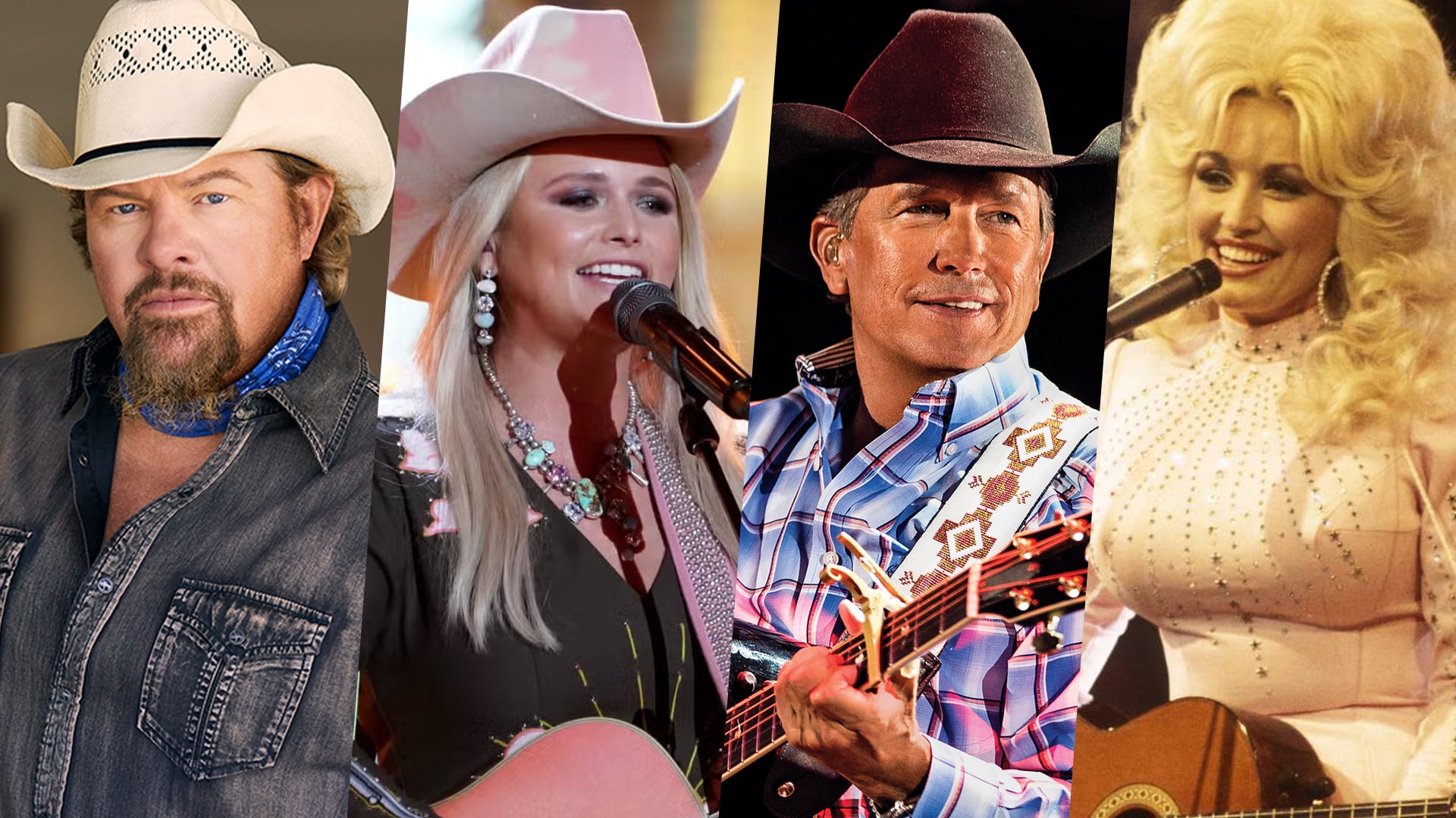 Toby Keith, Miranda Lambert, George Strait, and Dolly Parton featured amid Rolling Stone's bold country song rankings.