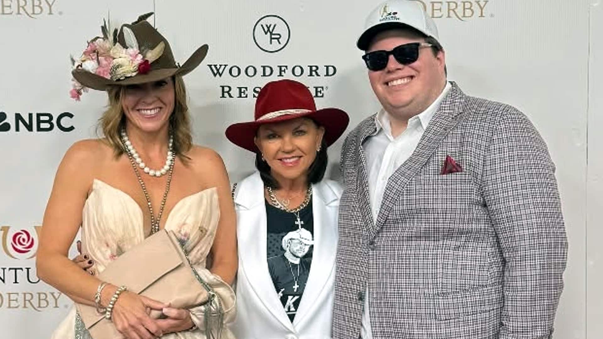 Toby Keith’s family poses at the Kentucky Derby in support of his horse Render Judgment, honoring the late country legend’s lifelong dream of reaching Churchill Downs.