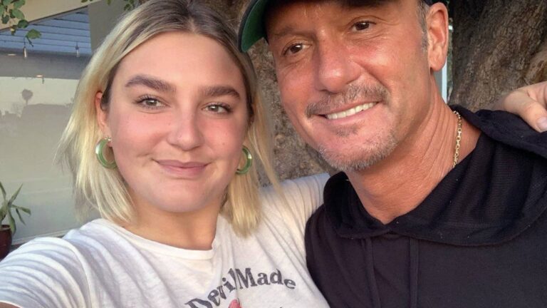 Gracie McGraw poses with her dad Tim McGraw in a candid moment, later making headlines for proudly embracing her queer identity during Pride Month.