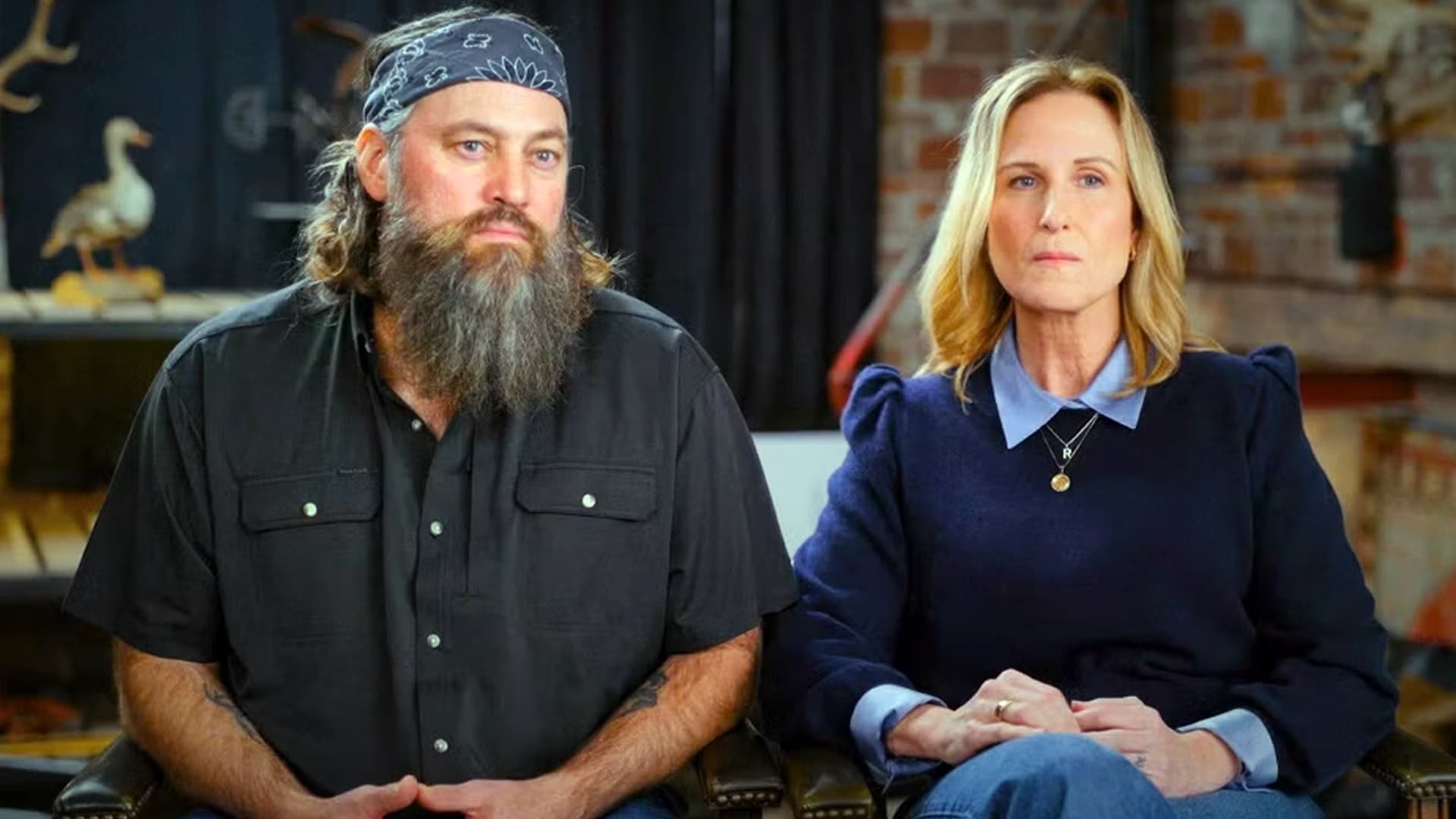 Willie and Korie Robertson sit side by side as they discuss how Duck Dynasty fame helped raise strong, grounded kids.