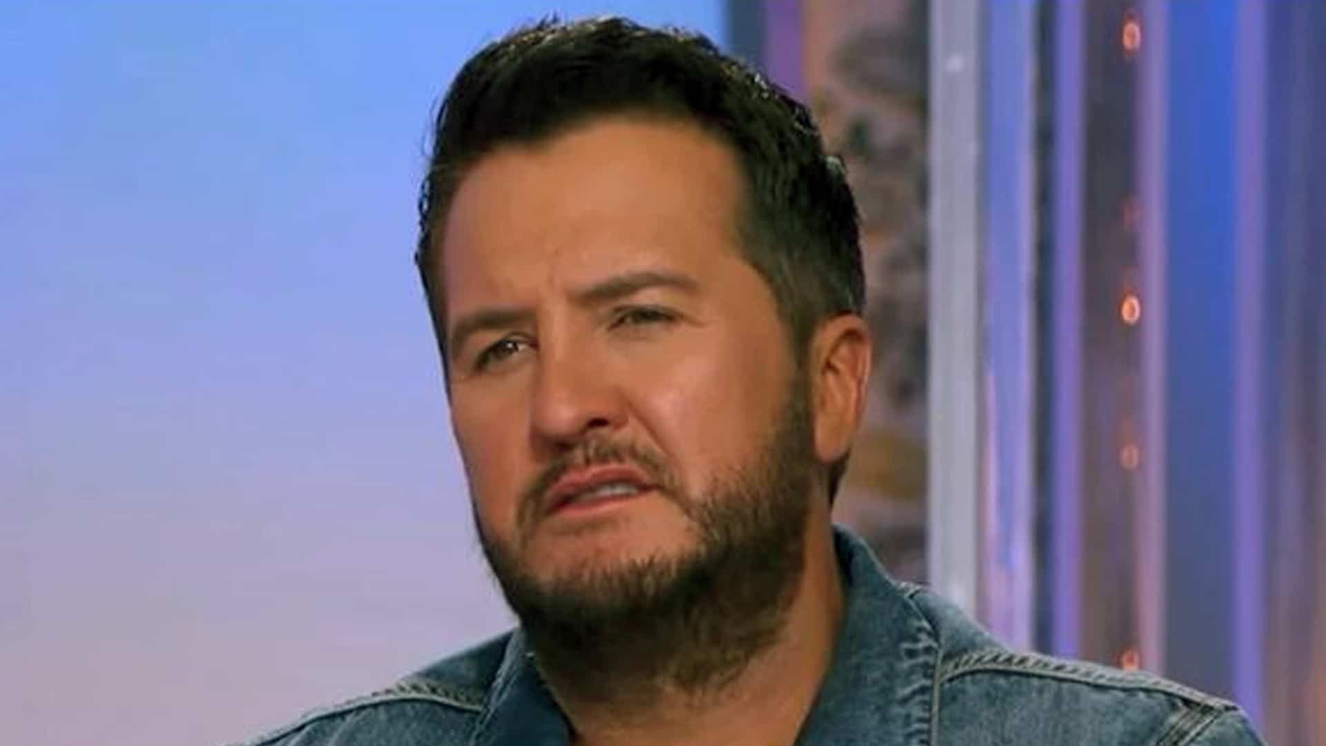 Luke Bryan looks emotional during a heartfelt interview as he reflects on the personal tragedies of losing his brother and sister years apart.
